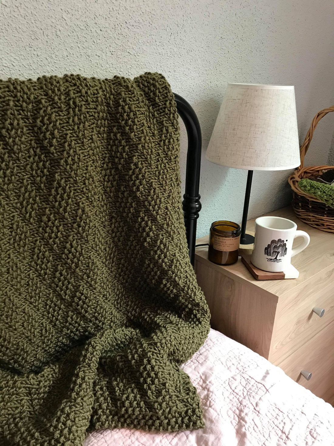 Diamond of Virgo Knit Blanket