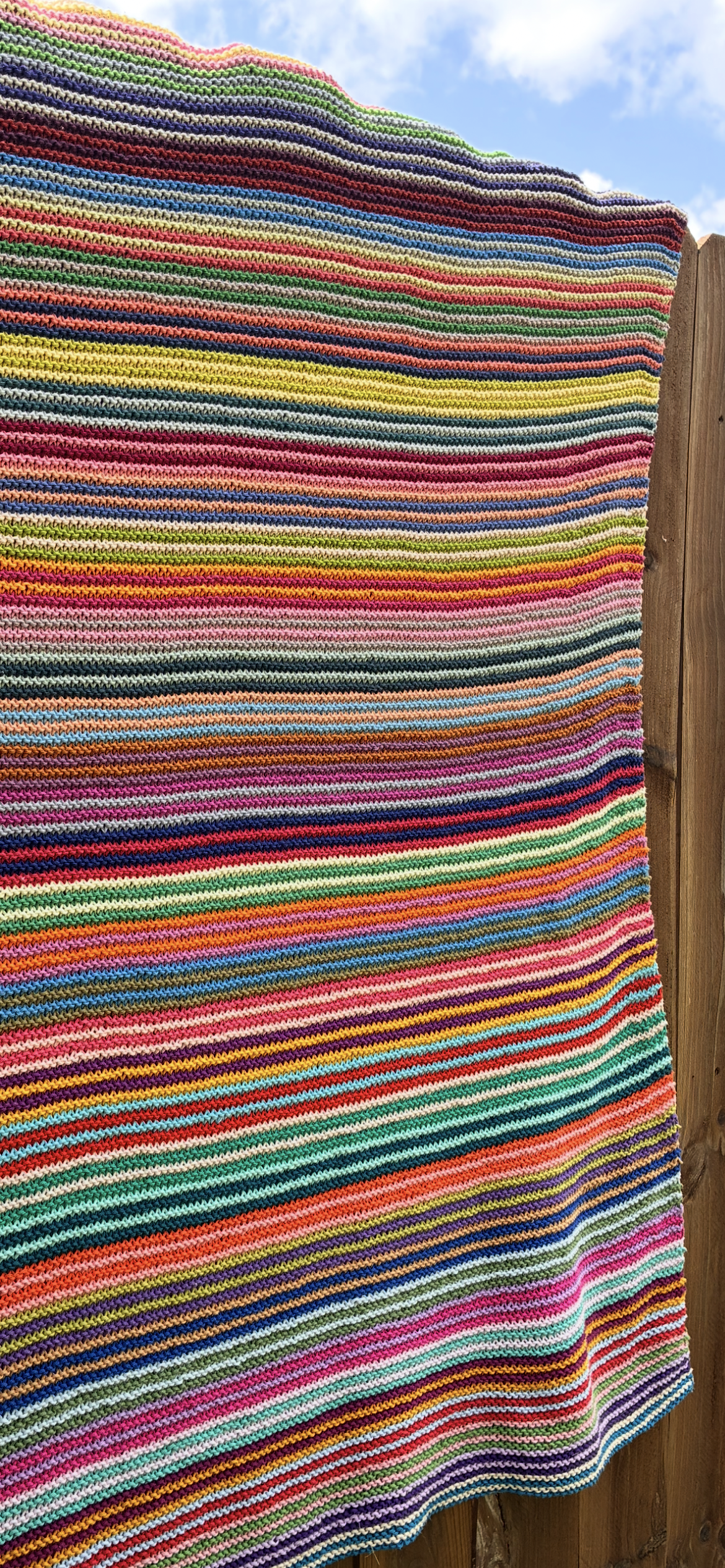 Coloring Book Blanket - A Knit Blanket Pattern