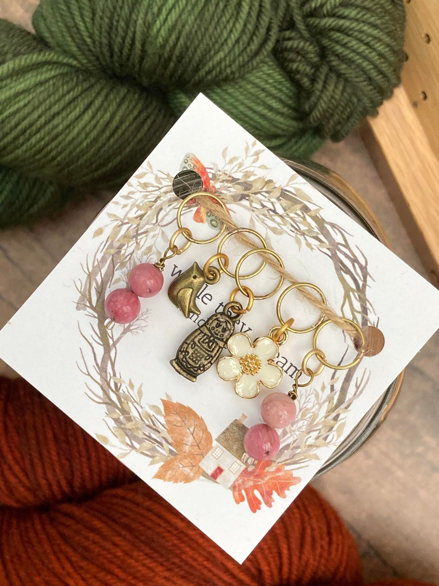 Nesting Doll Stitch Marker Set
