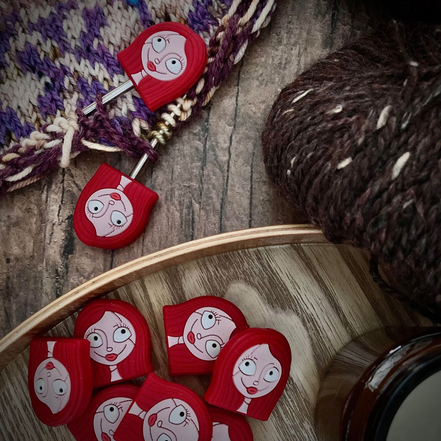 Sally needle stoppers from nightmare before christmas