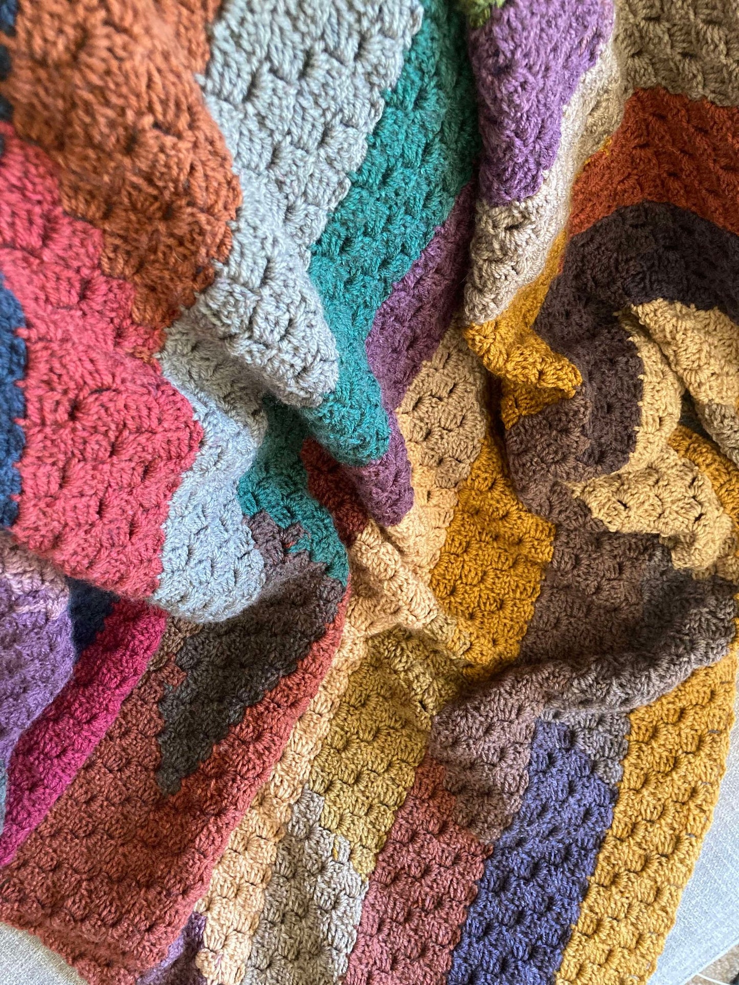 The Autumn Sunset Blanket