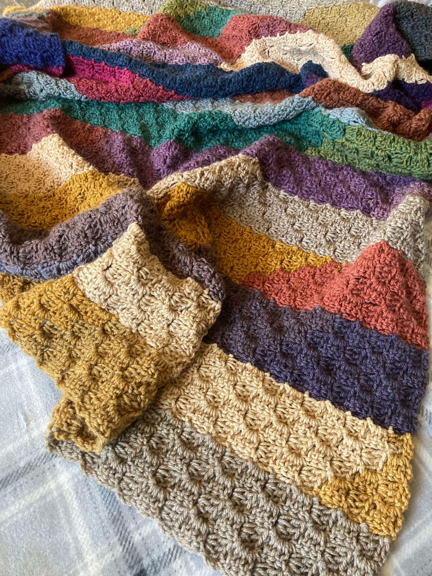 The Autumn Sunset Blanket