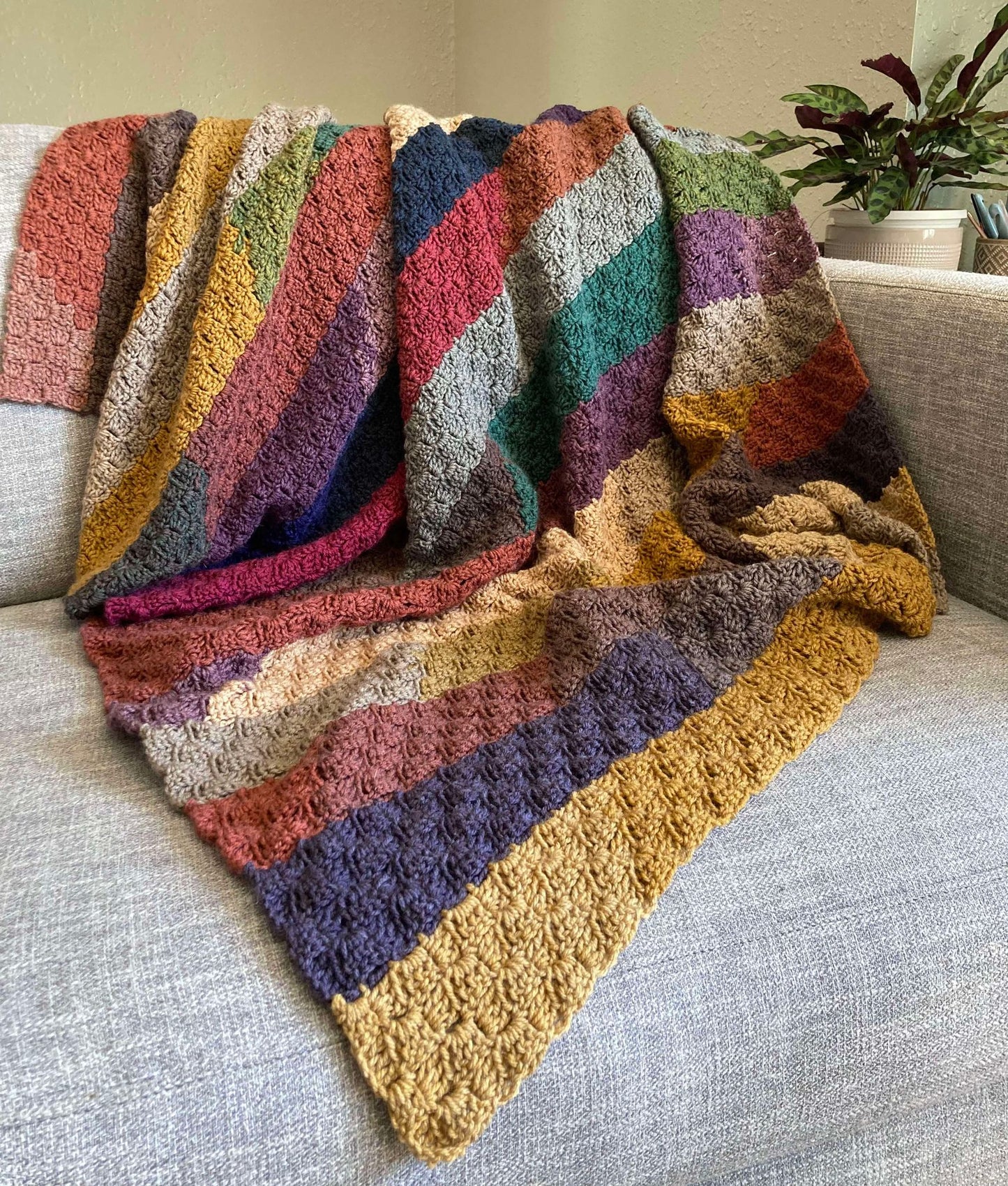 The Autumn Sunset Blanket