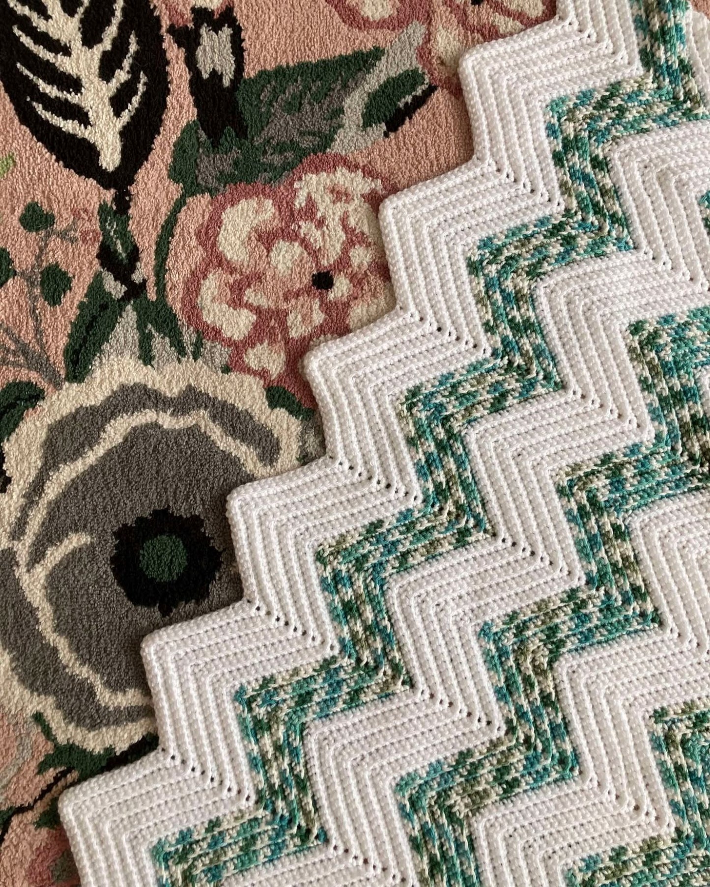 Crochet Chevron Blanket - The Julia Throw