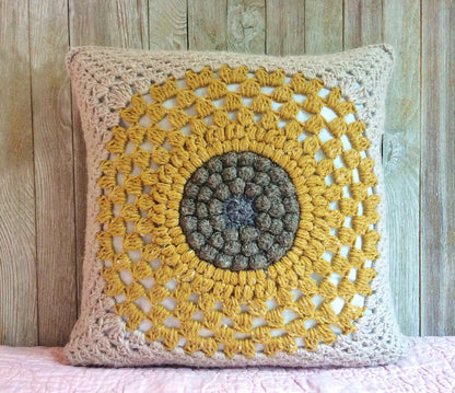 Sunflower Throw Pillow Pattern