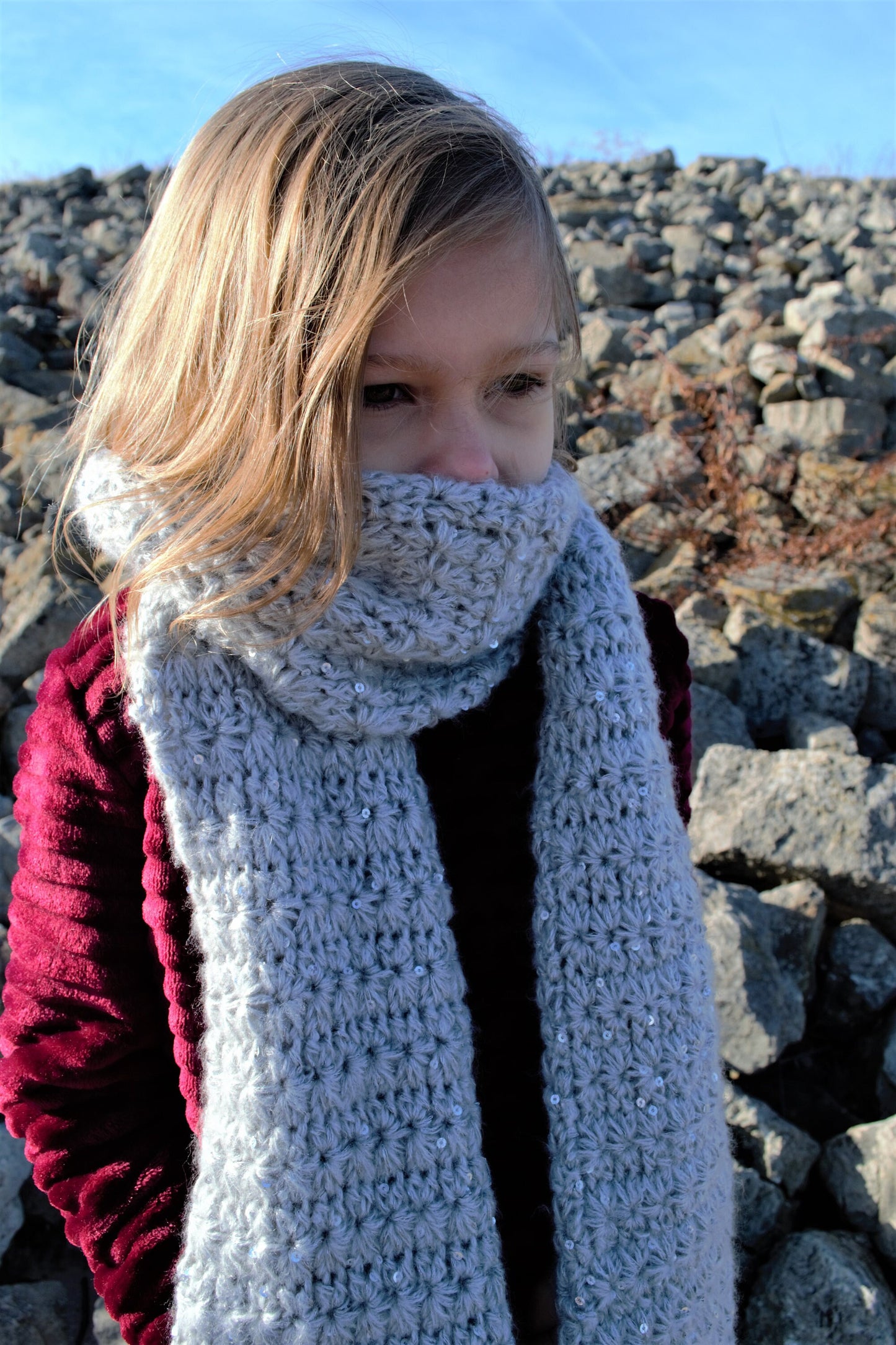 crochet start stitch scarf