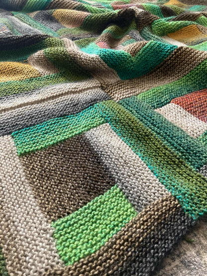 Meet Me at the Cabin - Log Cabin Knitting Pattern