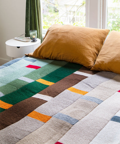 Tunisian Crochet Into the Woods Blanket