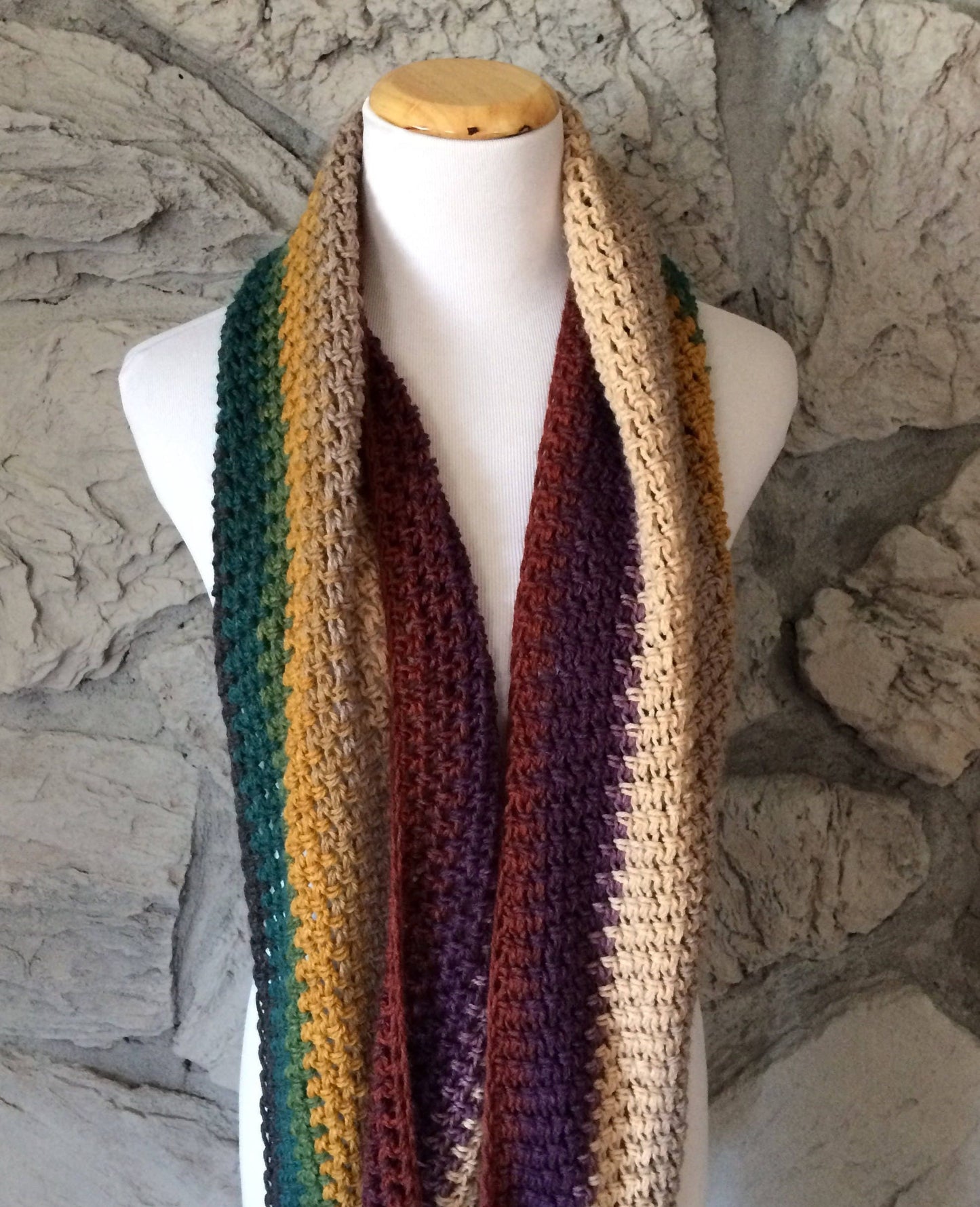 Sugar Shack Infinity Scarf Pattern