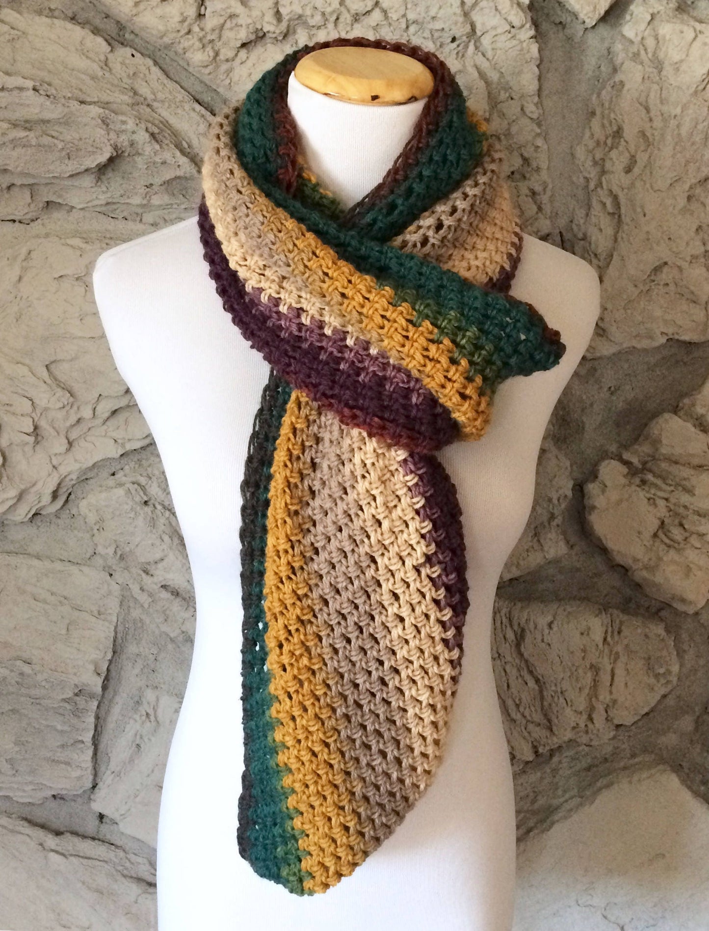 Sugar Shack Infinity Scarf Pattern