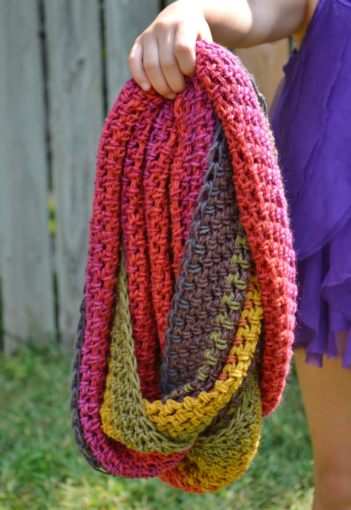 Sugar Shack Infinity Scarf Pattern