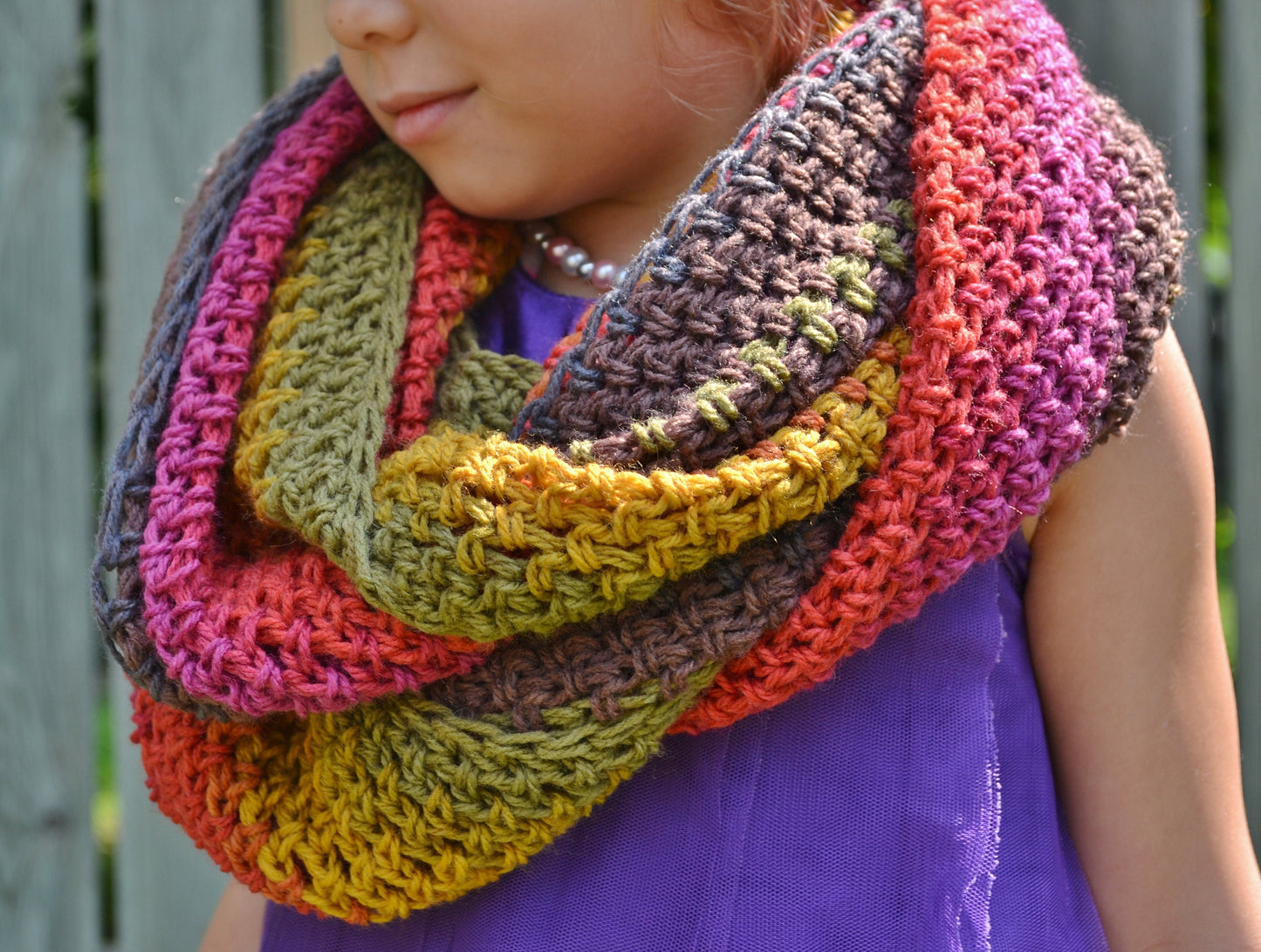 Sugar Shack Infinity Scarf Pattern