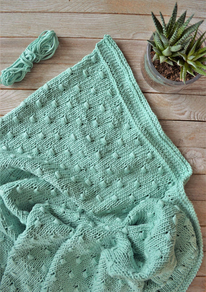 Cute as a Button Baby Blanket Pattern
