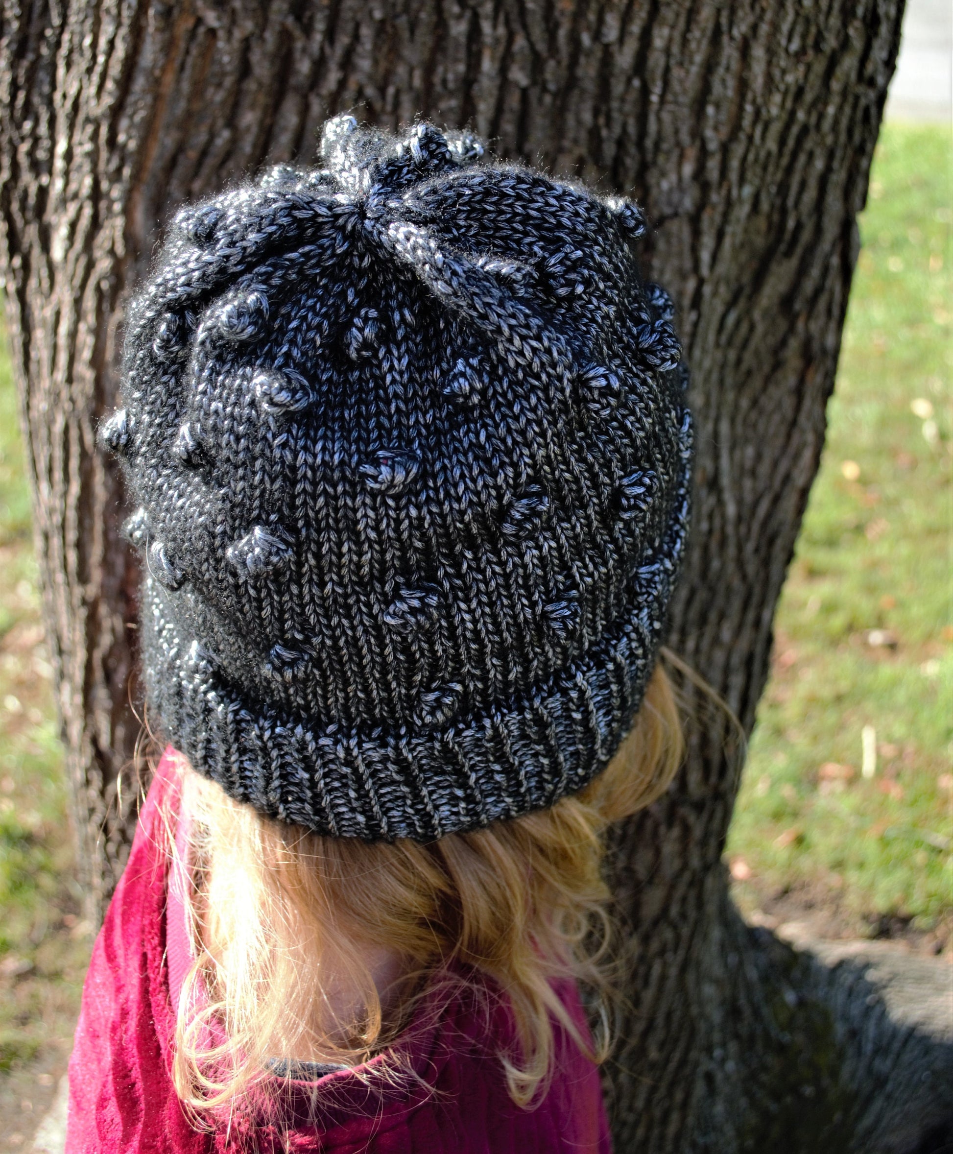 Stitch Crochet Bubble Stitch Knit Hat Silver Bells Hat Pattern