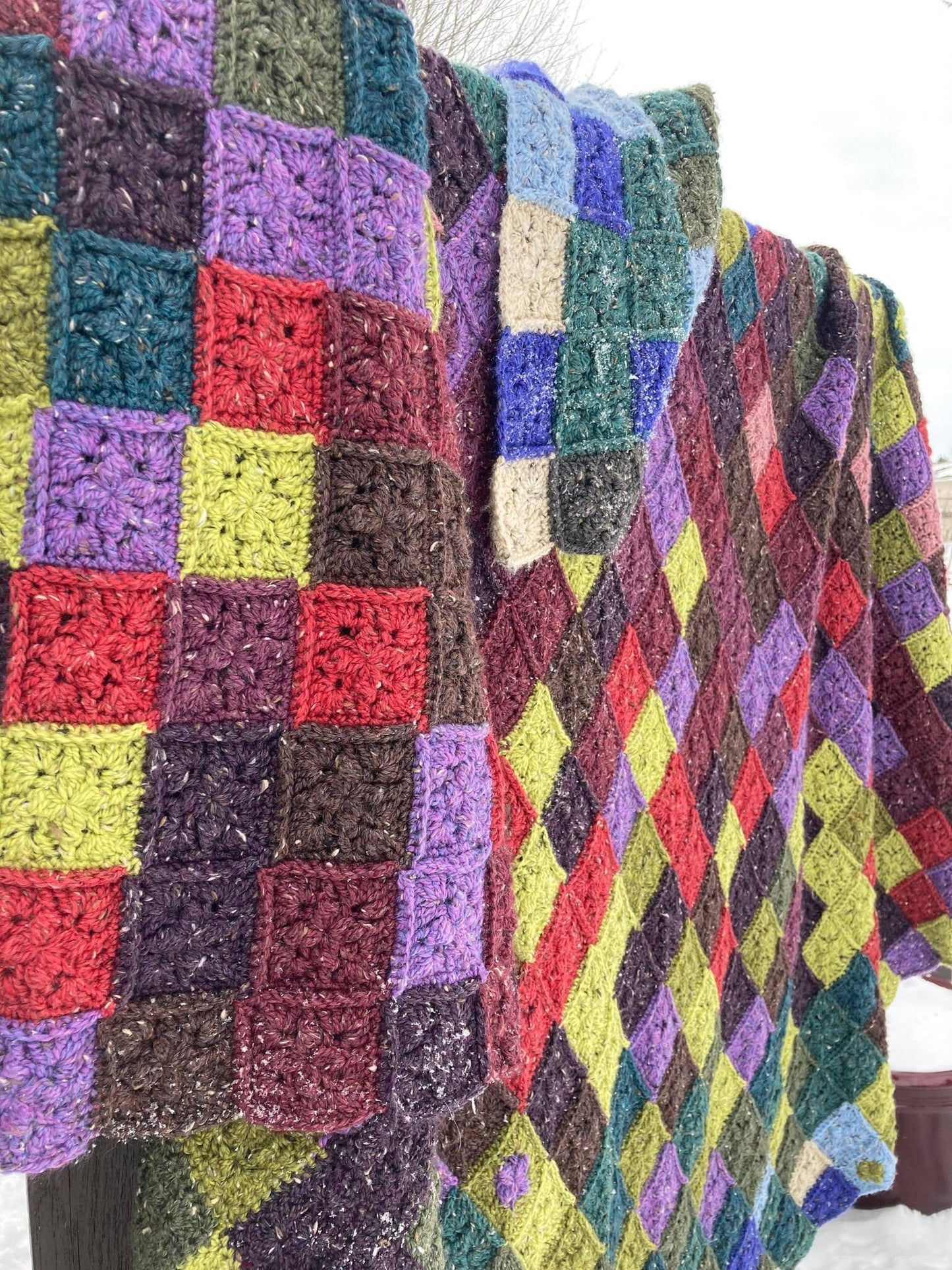 Quilted Crochet Temperature Blanket Pattern