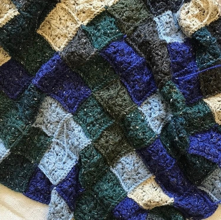 Quilted Crochet Temperature Blanket Pattern